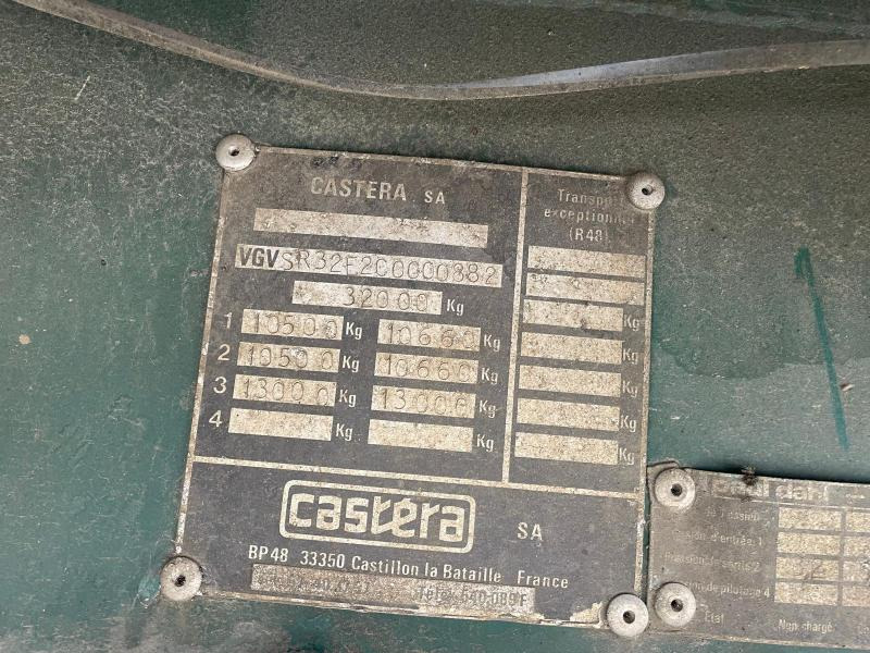 Dieplader oplegger Castera