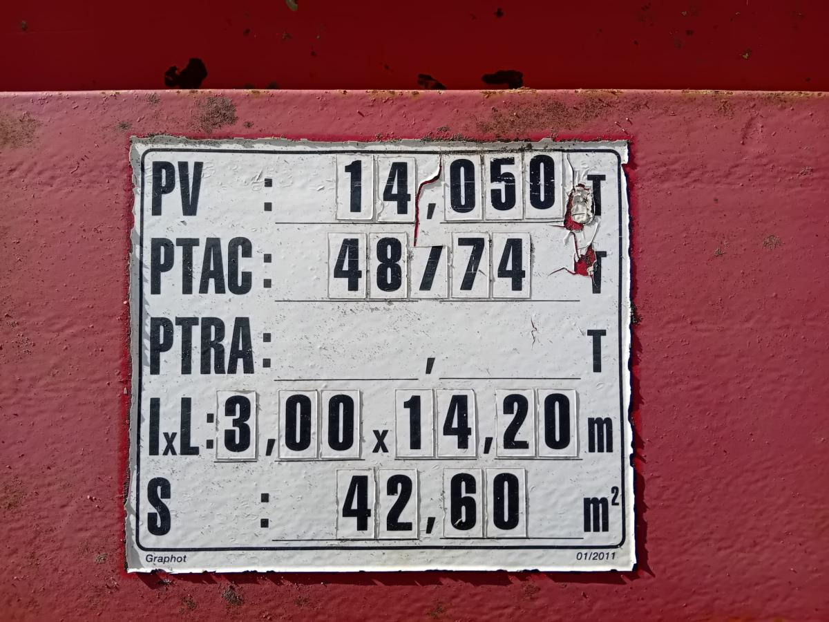 Dieplader oplegger Castera