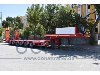 DONAT 6 axle Extendable Lowbed with Hydraulic Gooseneck - Dieplader oplegger