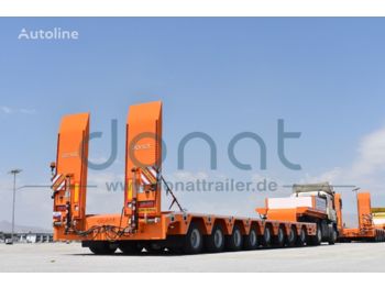 DONAT 8 axle lowbed with hydraulic Gooseneck - Heavy Duty - Dieplader oplegger