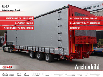 Dieplader oplegger  Dinkel 3-Achs-Jumbotieflader - 2tlg. Rampen