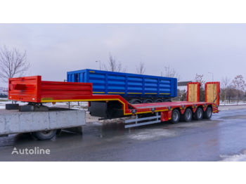 EMIRSAN 4 Axle Lowbed Trailer with Steering Axles 2020 Direct from facto - Dieplader oplegger