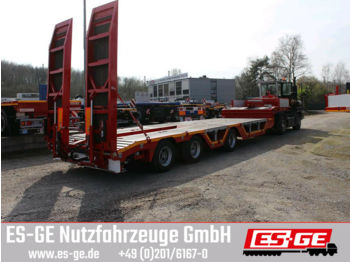 Dieplader oplegger ES-GE 3-Achs-Satteltieflader - Radmulden