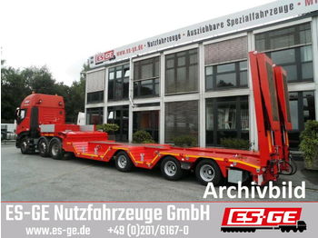 Dieplader oplegger ES-GE 3-Achs-Satteltieflader mit Radmulden