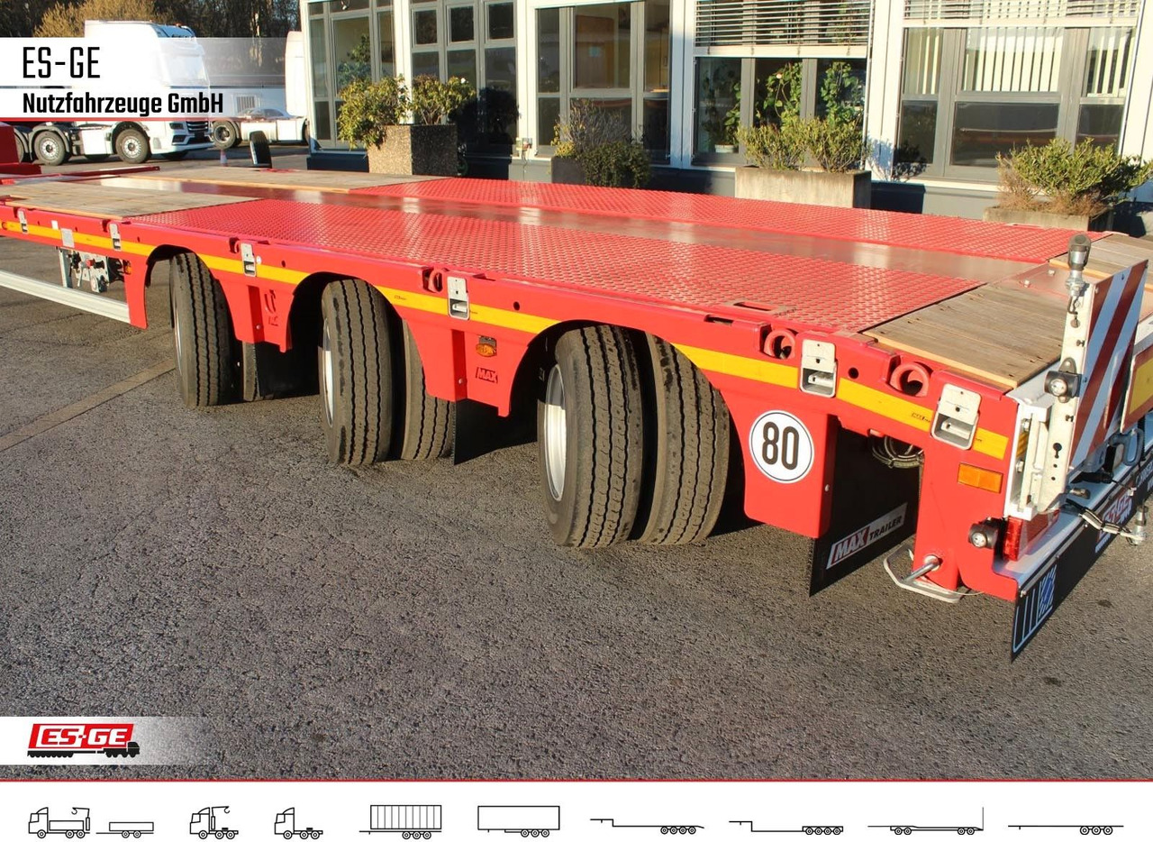 Dieplader oplegger Faymonville Doppeltele, MAX Trailer MAX110 Semi-Tieflader