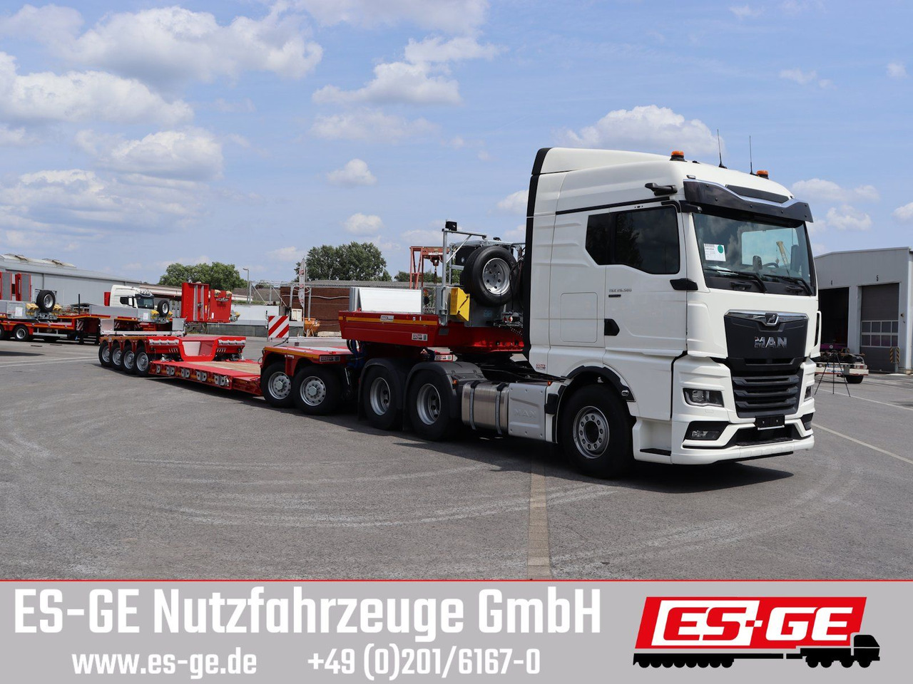 Dieplader oplegger Faymonville MAX 710 Tiefbett 2+4 PA