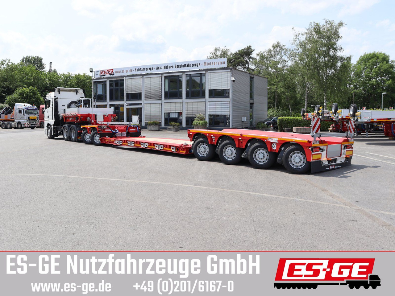 Dieplader oplegger Faymonville MAX 710 Tiefbett 2+4 PA
