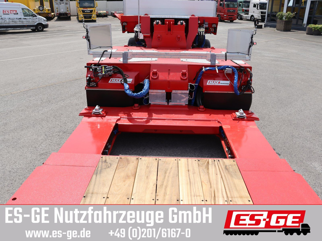 Dieplader oplegger Faymonville MAX 710 Tiefbett 2+4 PA