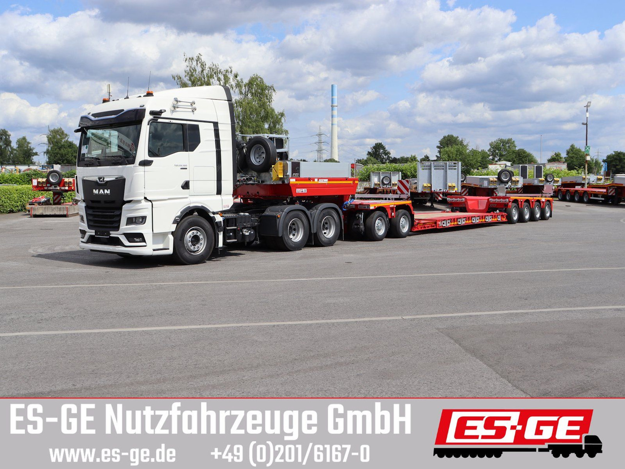Dieplader oplegger Faymonville MAX 710 Tiefbett 2+4 PA