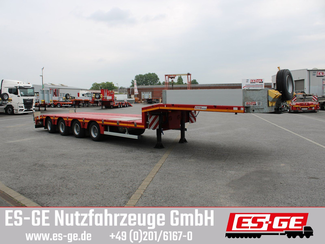 Dieplader oplegger Faymonville MAX Trailer MAX100 Semi-Tieflader