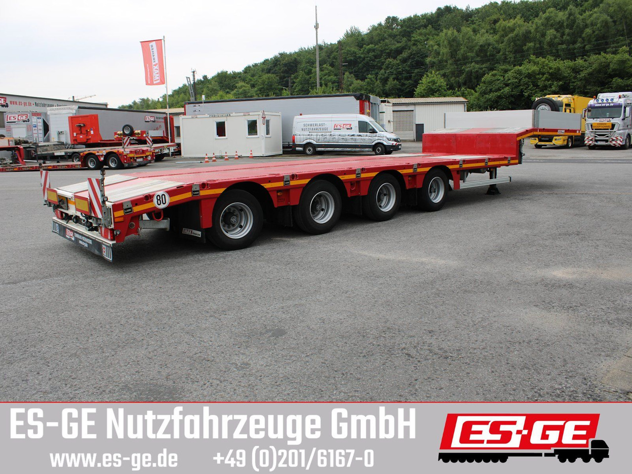 Dieplader oplegger Faymonville MAX Trailer MAX100 Semi-Tieflader