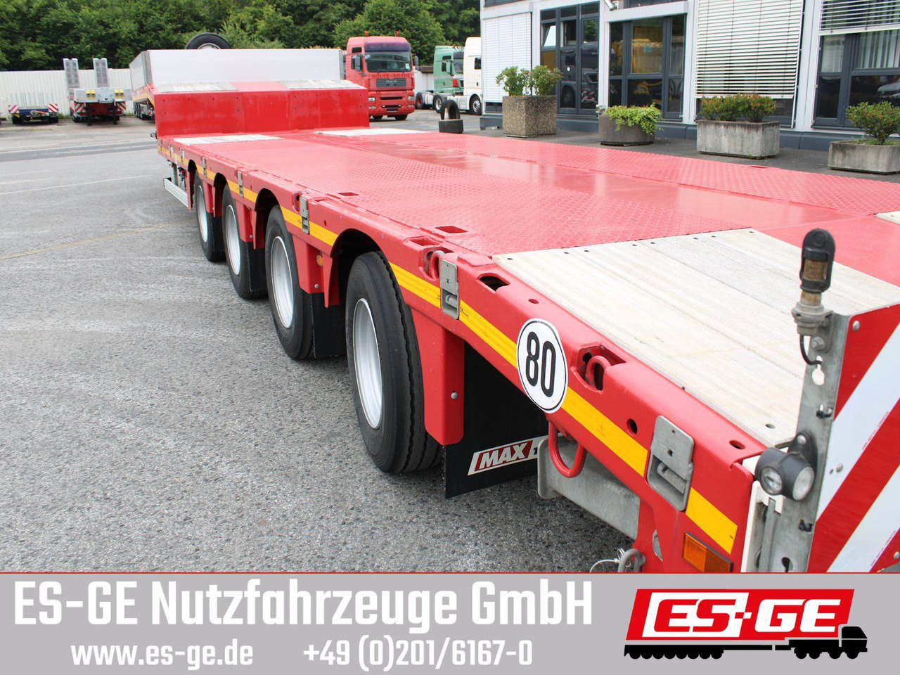 Dieplader oplegger Faymonville MAX Trailer MAX100 Semi-Tieflader