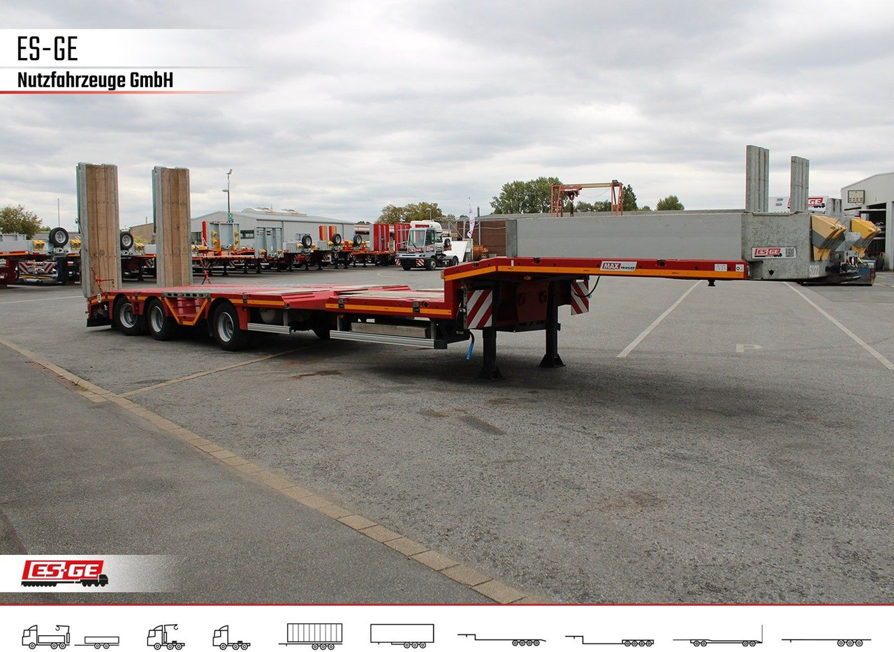 Dieplader oplegger Faymonville MAX Trailer MAX100 Semi-Tieflader Radmulden