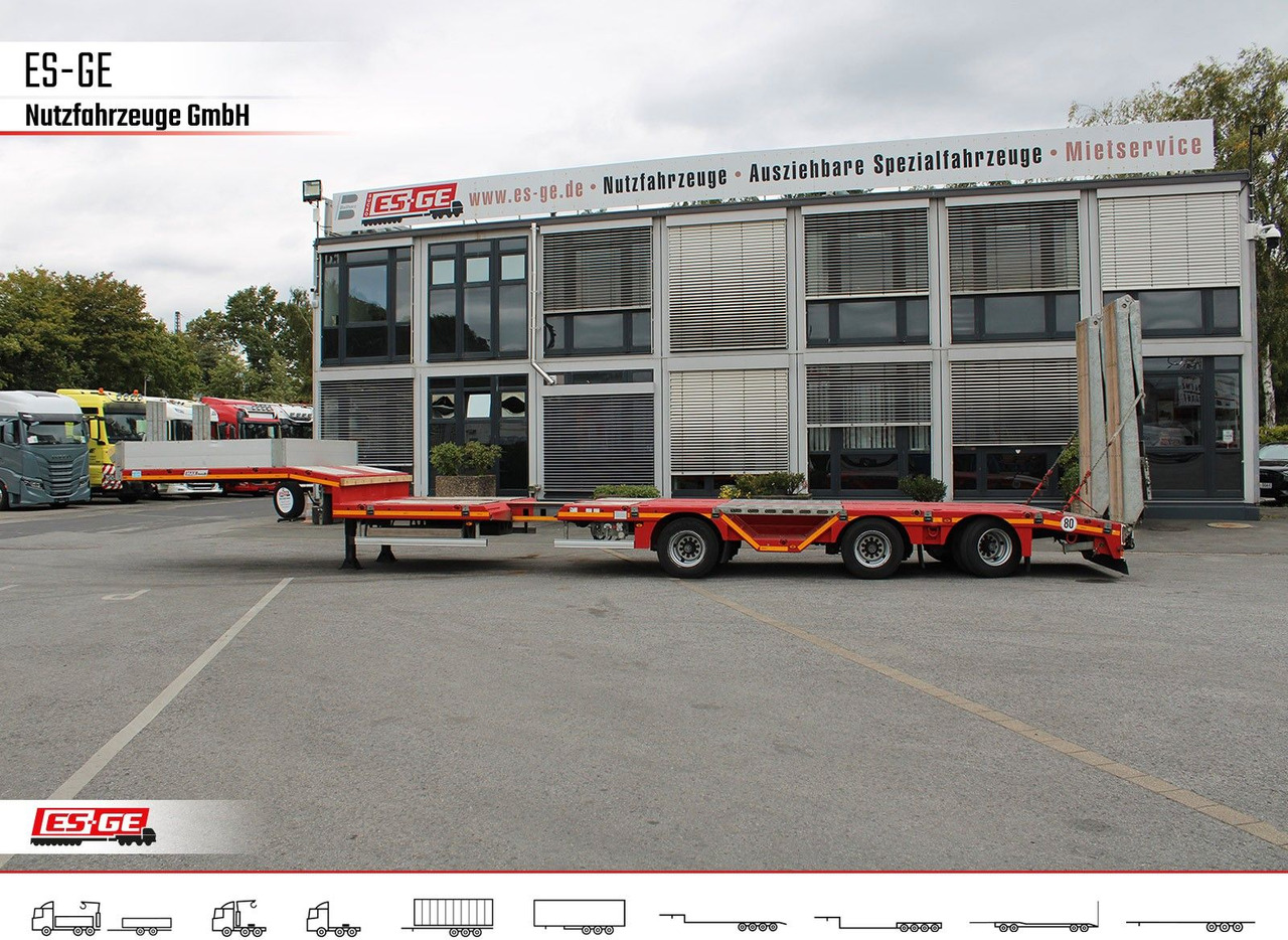 Dieplader oplegger Faymonville MAX Trailer MAX100 Semi-Tieflader Radmulden