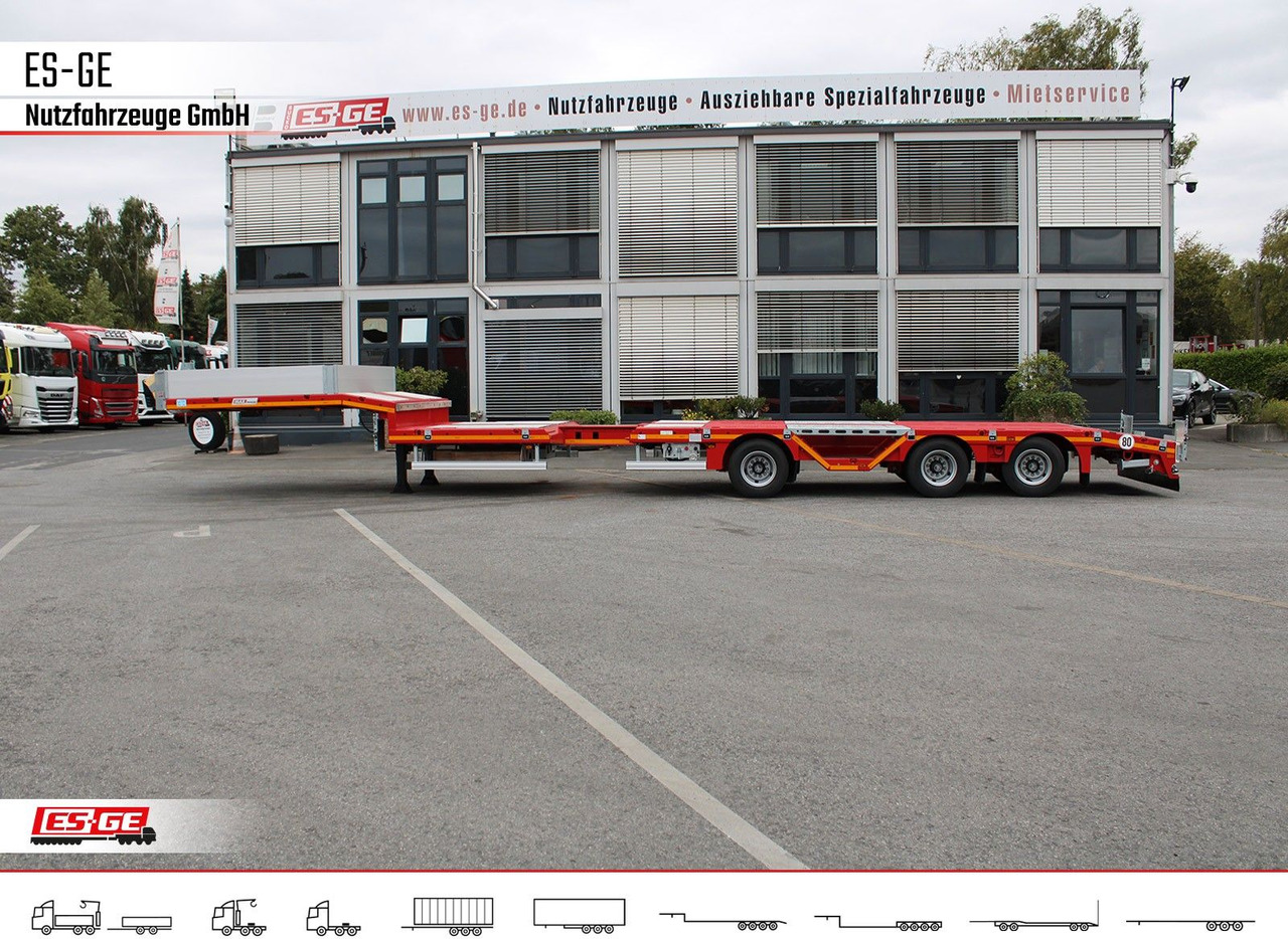 Dieplader oplegger Faymonville MAX Trailer MAX100 Semi-Tieflader Radmulden