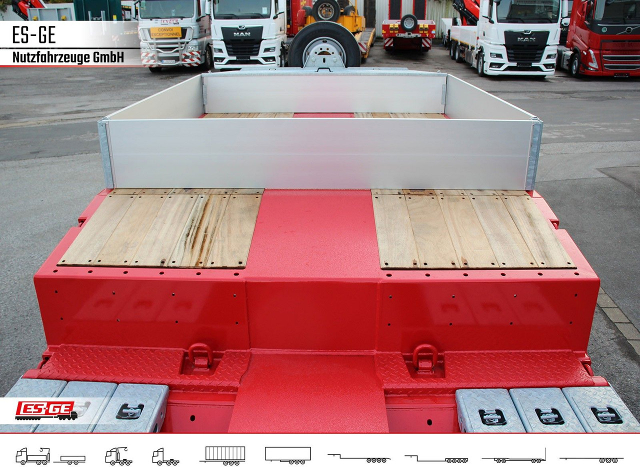 Dieplader oplegger Faymonville MAX Trailer MAX100 Semi-Tieflader Radmulden