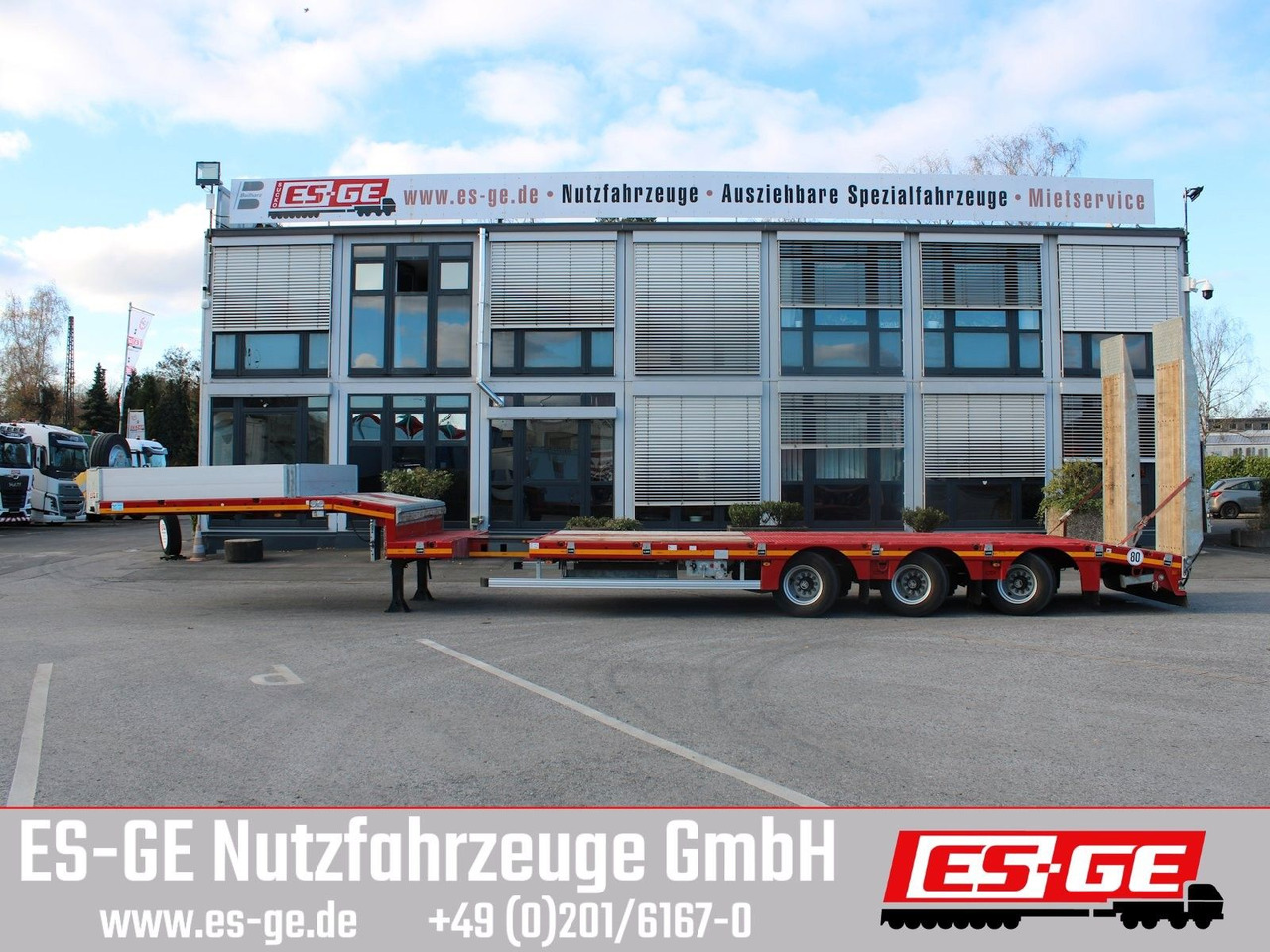 Dieplader oplegger Faymonville MAX Trailer MAX110 Semi-Tieflader 1tlg. Rampen