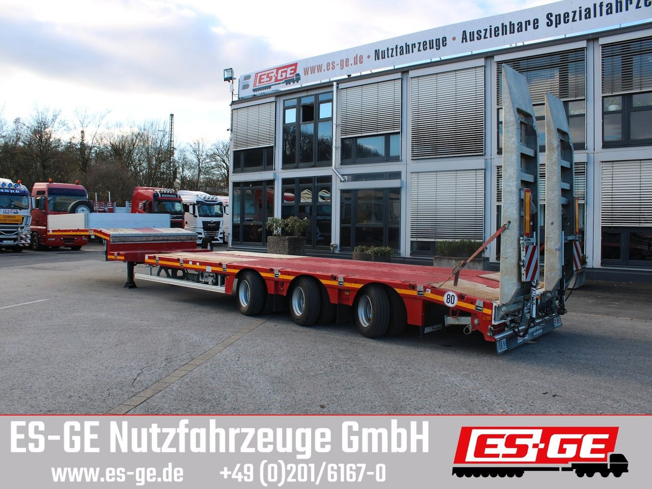 Dieplader oplegger Faymonville MAX Trailer MAX110 Semi-Tieflader 1tlg. Rampen