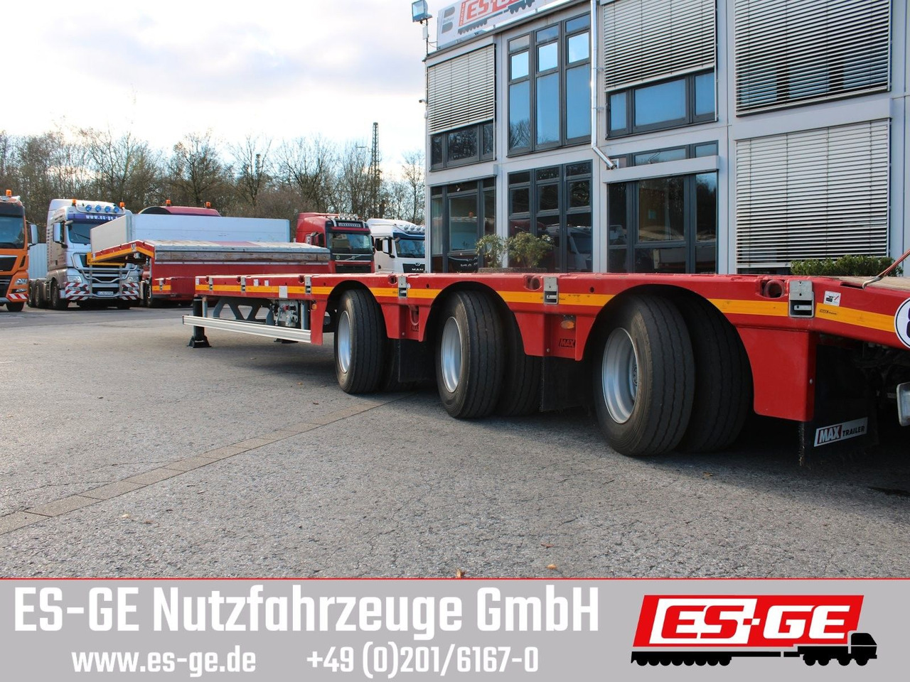 Dieplader oplegger Faymonville MAX Trailer MAX110 Semi-Tieflader 1tlg. Rampen
