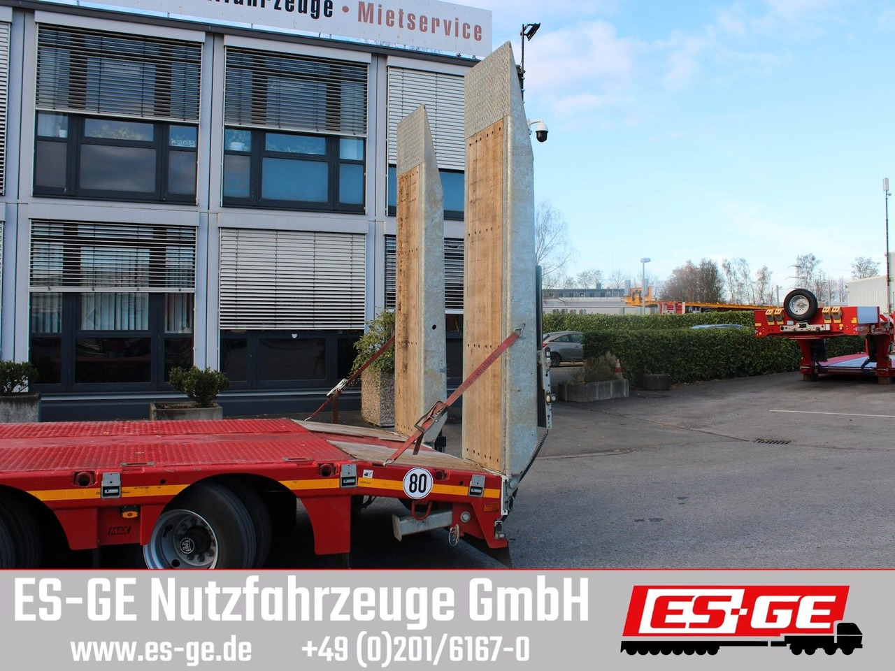 Dieplader oplegger Faymonville MAX Trailer MAX110 Semi-Tieflader 1tlg. Rampen