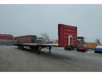 Dieplader oplegger Fliegl 2 Achs Tieflader, Steckrungen
