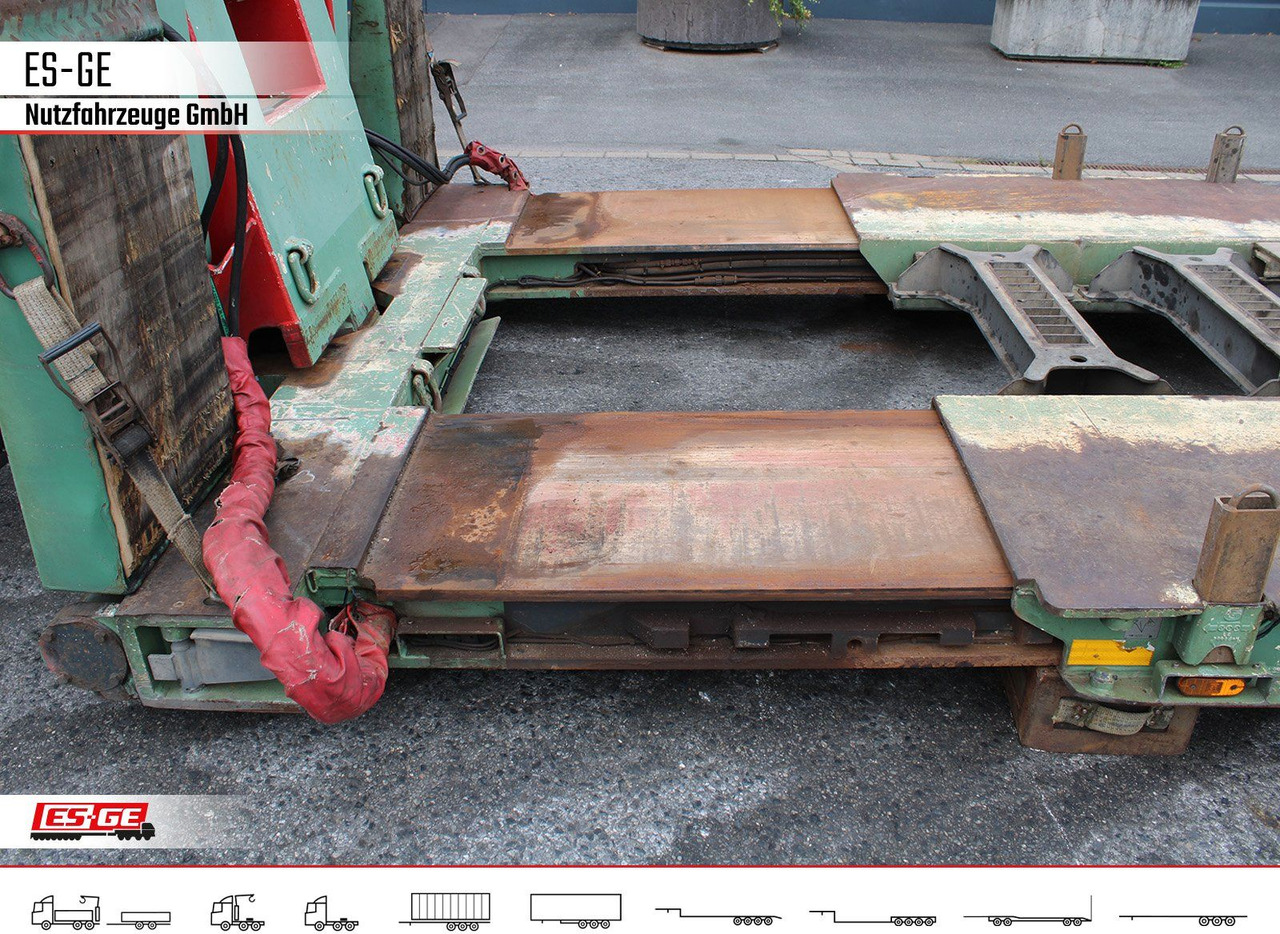 Dieplader oplegger Goldhofer 3-Achs-Tiefbett 3x12 t