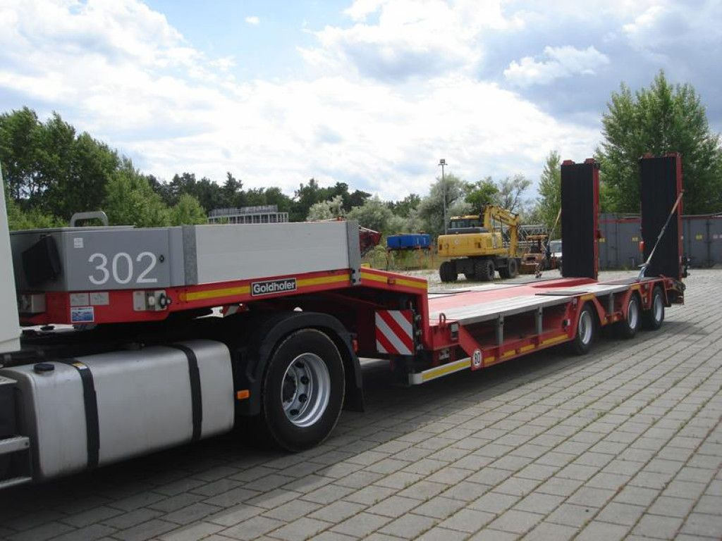 Dieplader oplegger Goldhofer Satteltieflader STN-L 3 (245) RM Tiefladerauflie