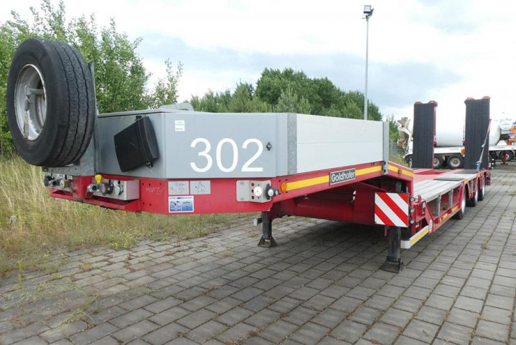 Dieplader oplegger Goldhofer Satteltieflader STN-L 3 (245) RM Tiefladerauflie