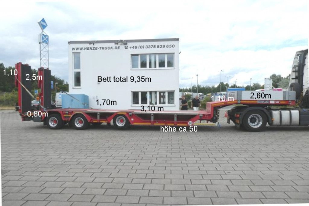 Dieplader oplegger Goldhofer Satteltieflader STN-L 3 (245) RM Tiefladerauflie