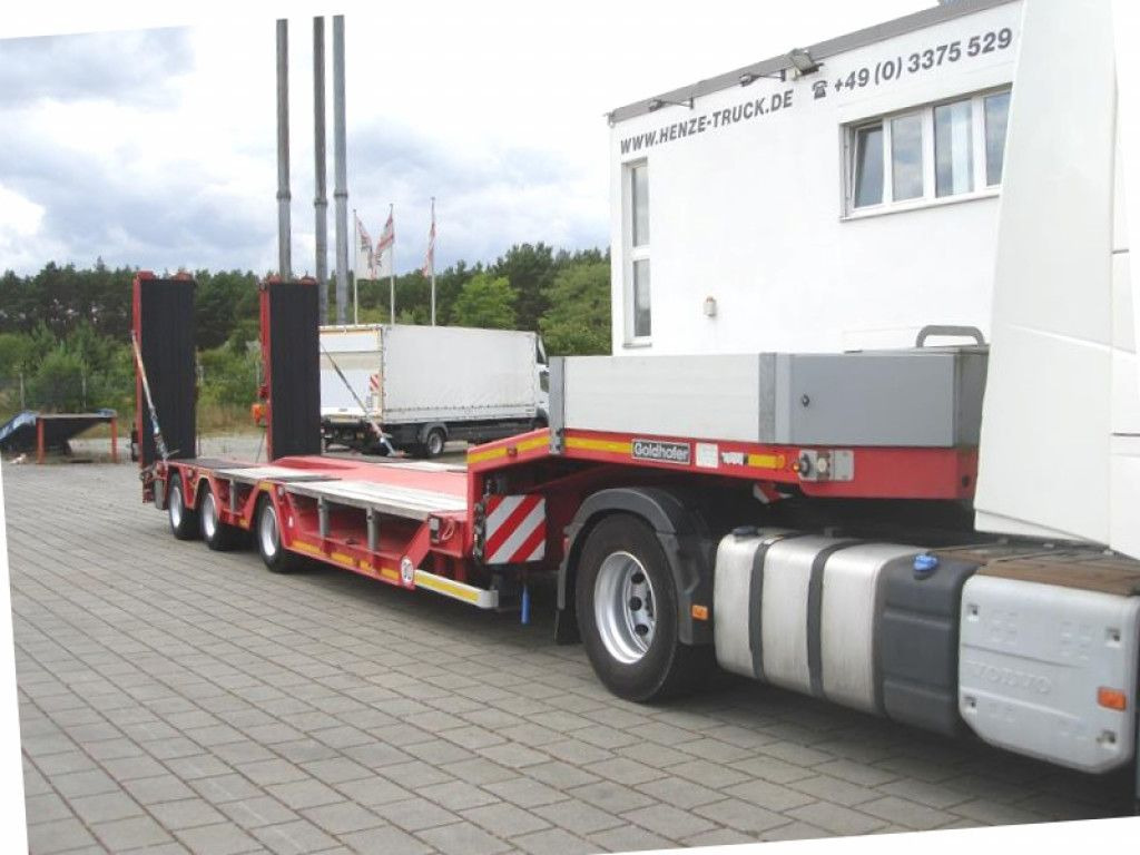 Dieplader oplegger Goldhofer Satteltieflader STN-L 3 (245) RM Tiefladerauflie