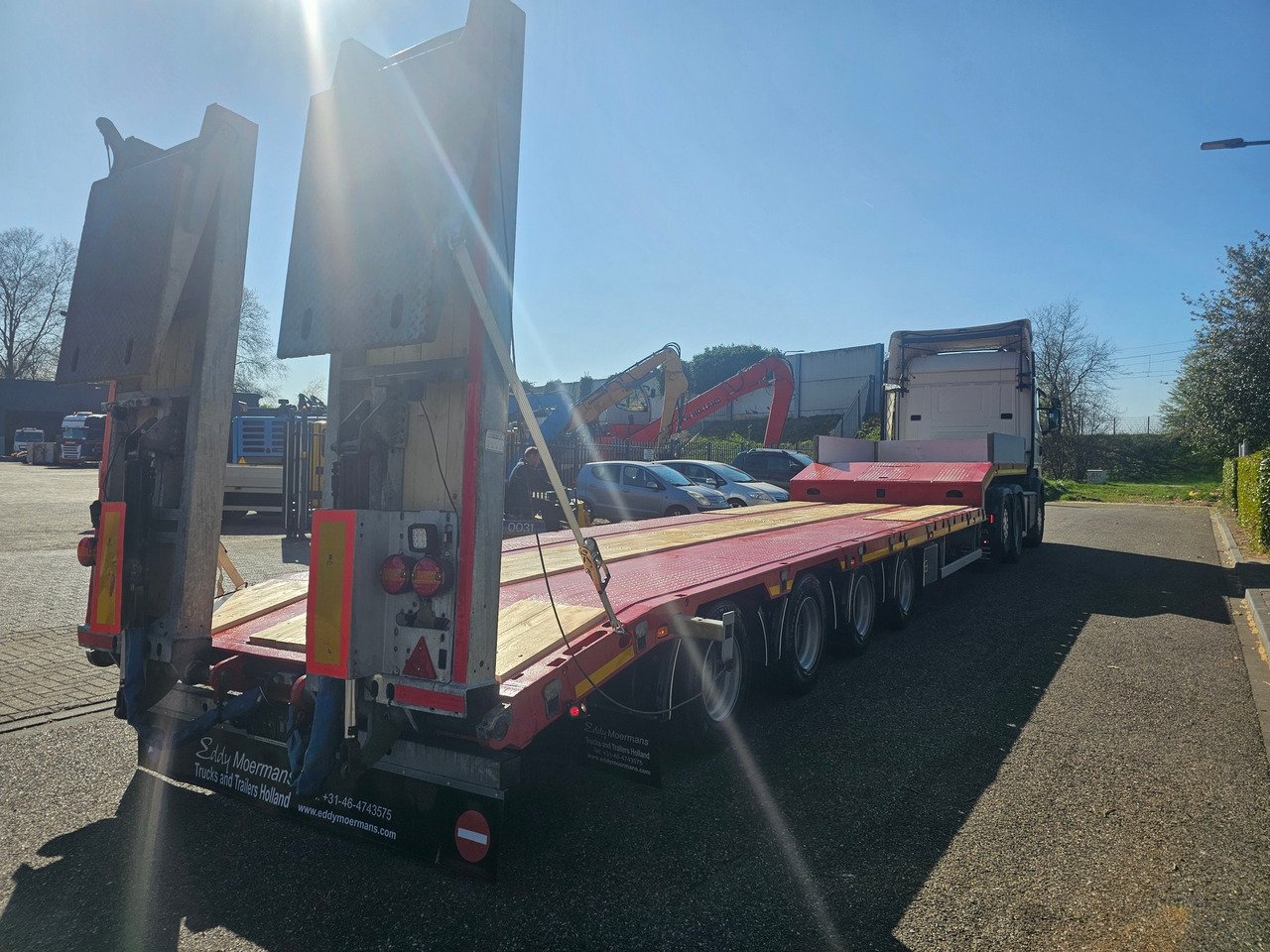Dieplader oplegger Hangler SVS-H 580 Semie Lowloader