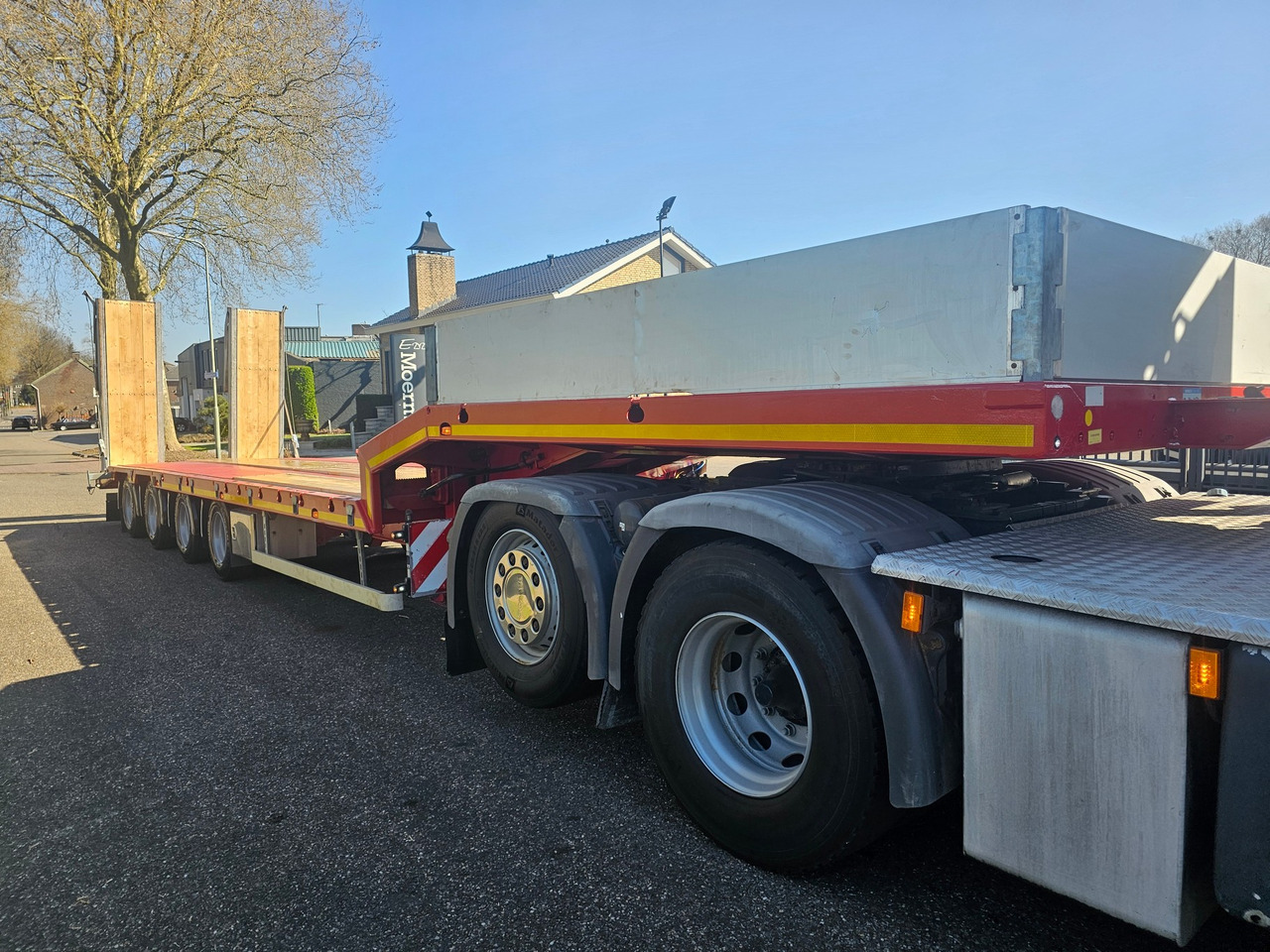 Dieplader oplegger Hangler SVS-H 580 Semie Lowloader