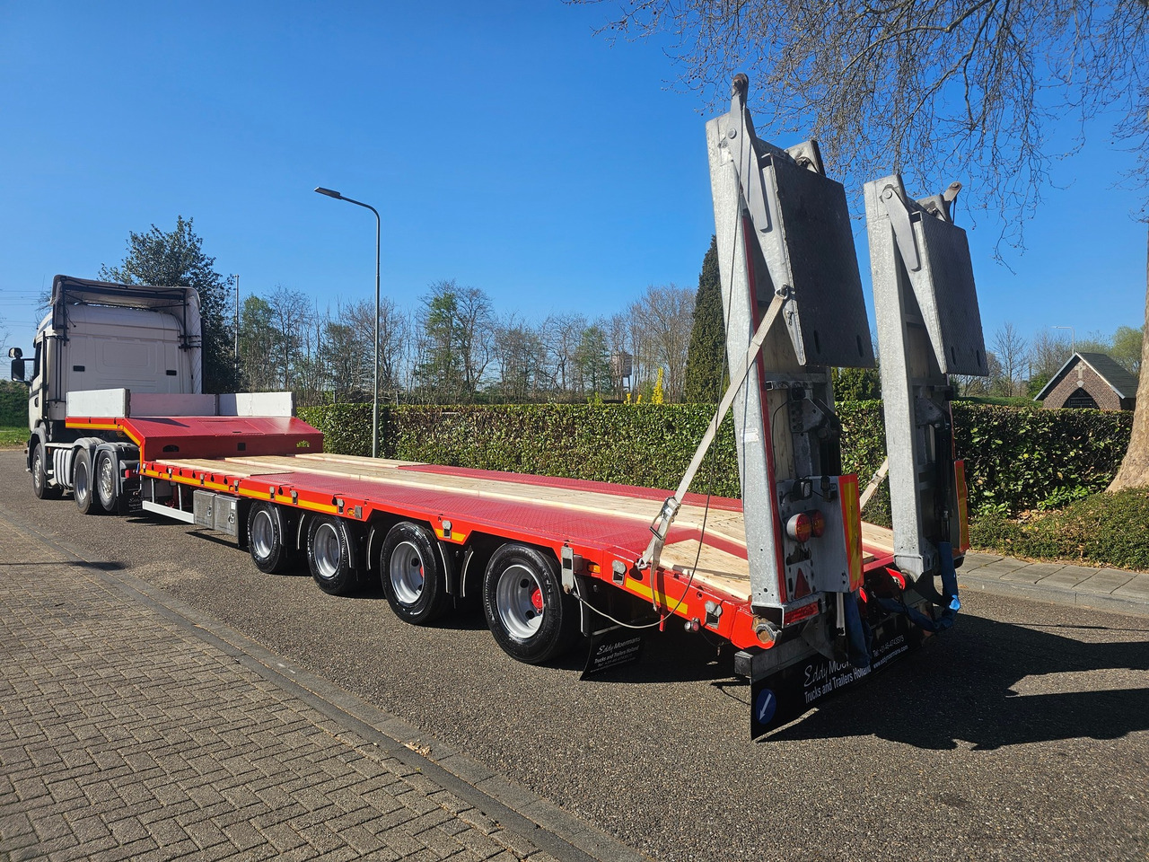 Dieplader oplegger Hangler SVS-H 580 Semie Lowloader