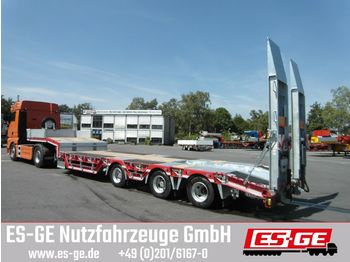 Dieplader oplegger Humbaur 3-Achs-Satteltieflader mit Radmulden