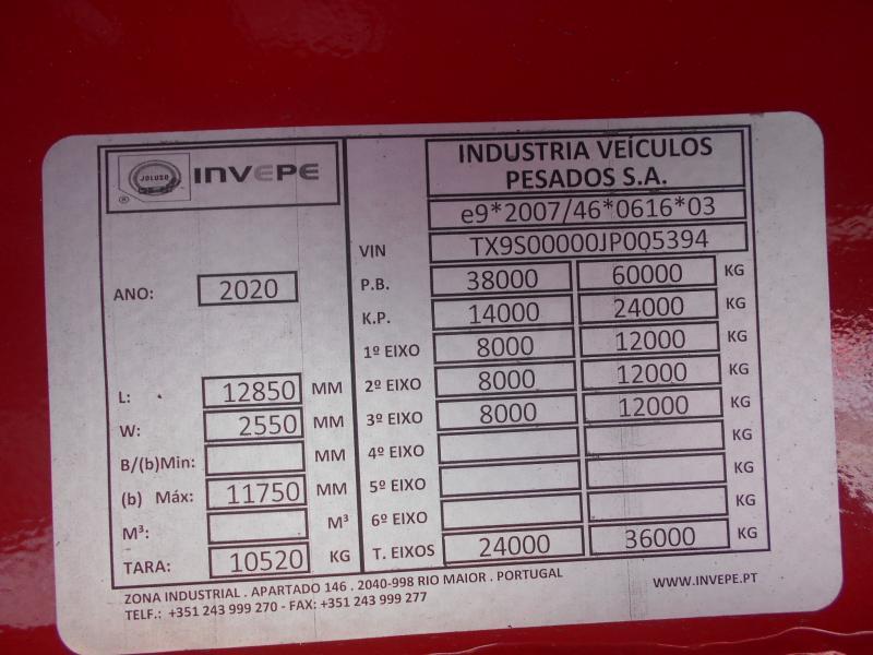 Dieplader oplegger Invepe