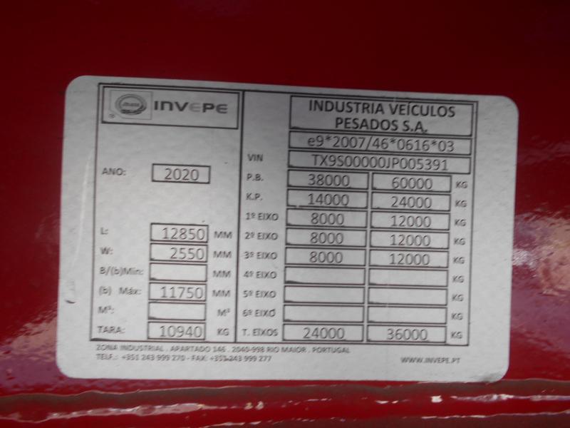 Dieplader oplegger Invepe