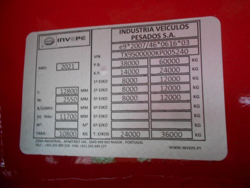 Dieplader oplegger Invepe