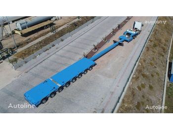 KOMODO CHASSIS SEMI-TRAILER KOMODO 8 PENDLE AXLE EXTENDABLE - Dieplader oplegger