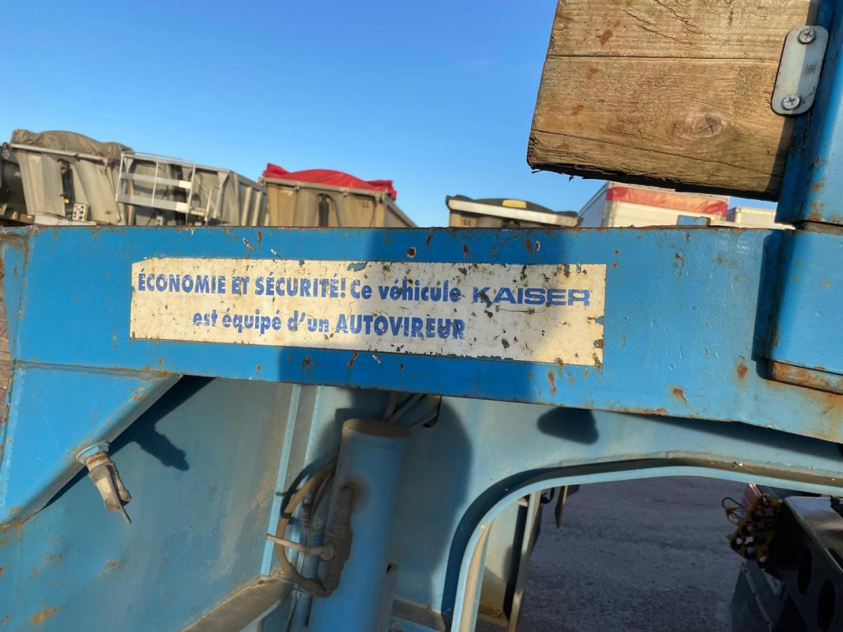 Dieplader oplegger Kaiser