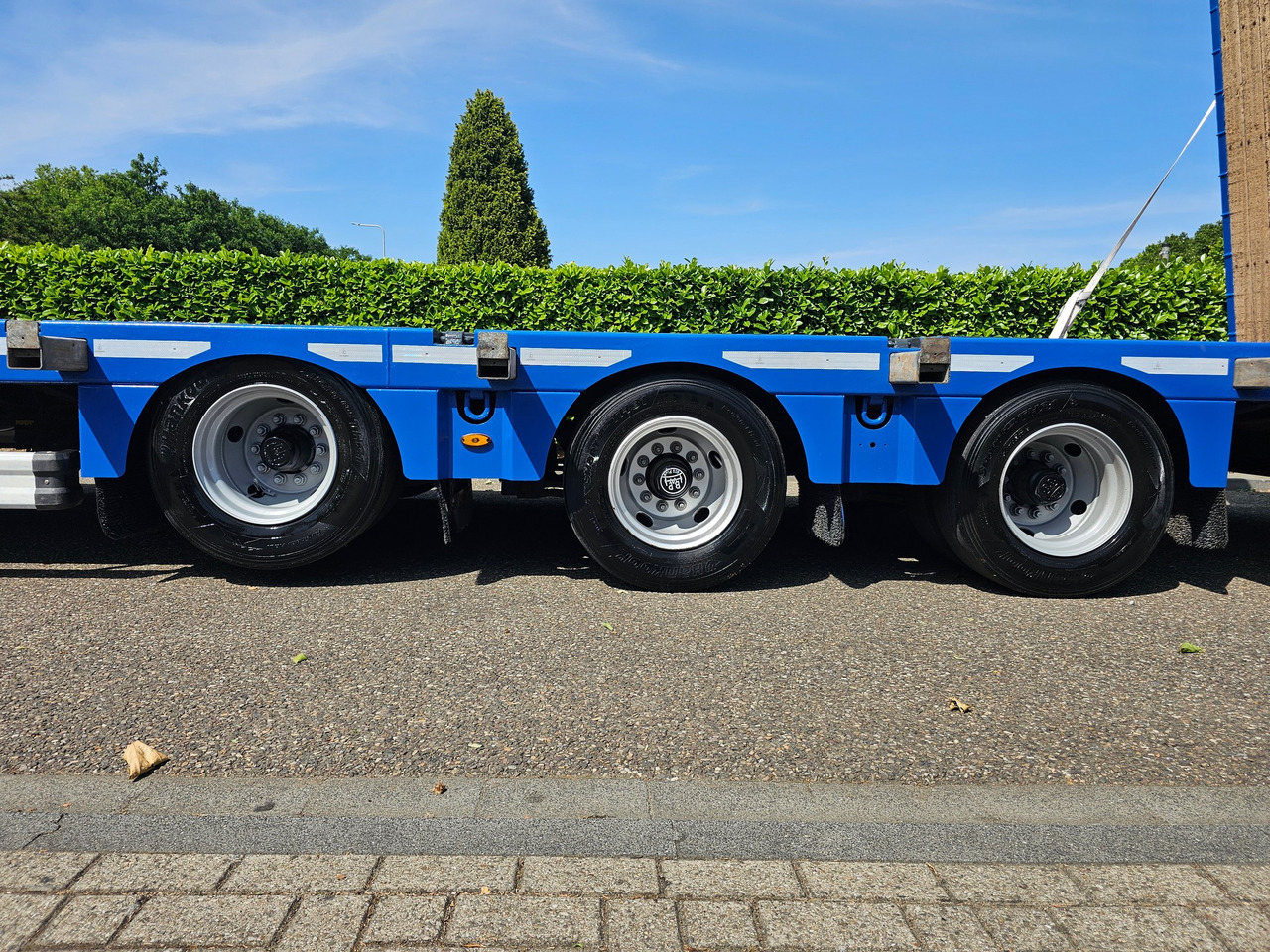Dieplader oplegger Kässbohrer LB3E With Hydraulic Flip Ramps