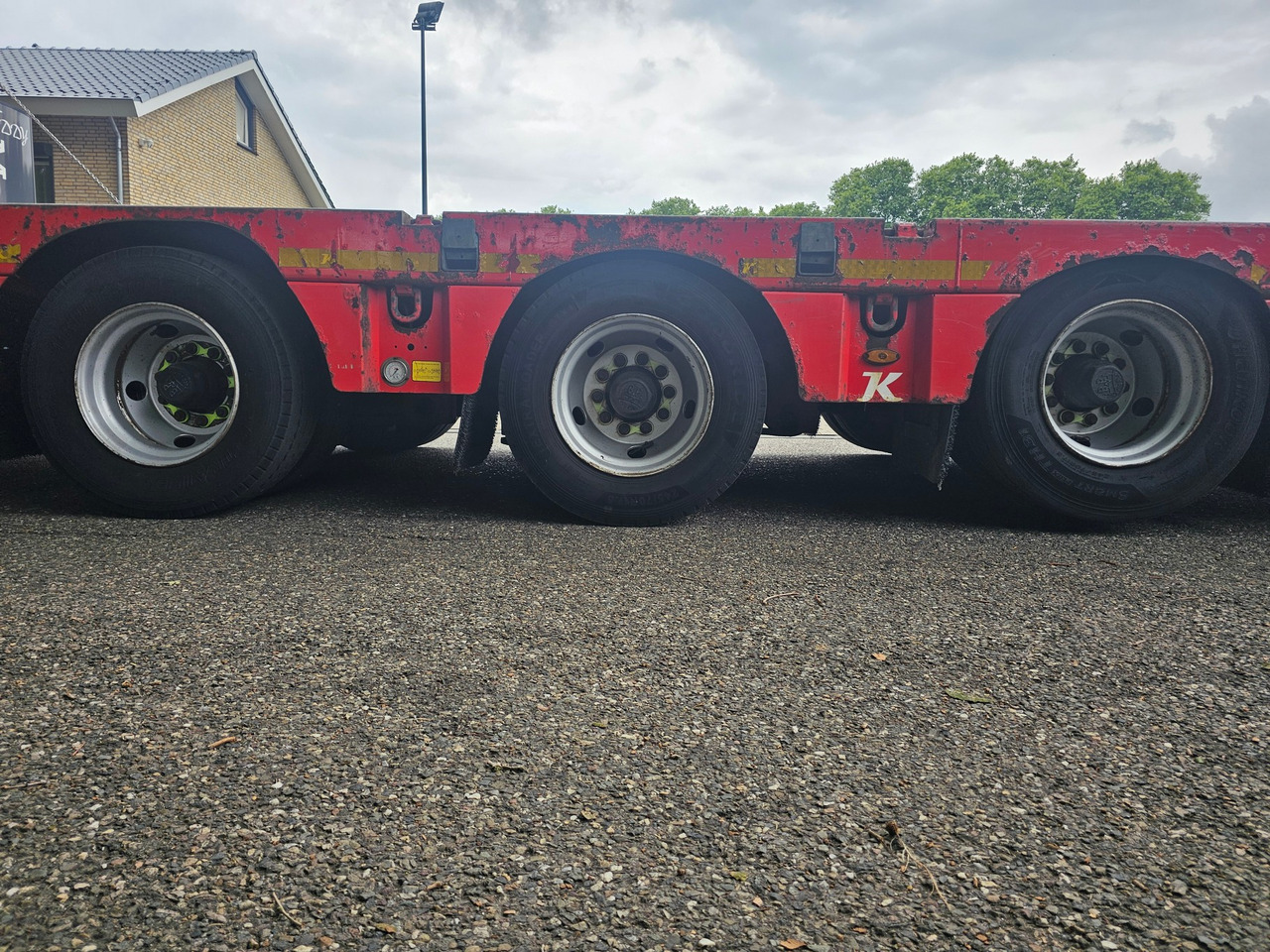 Dieplader oplegger Kässbohrer LB3E With Hydraulic Flip Ramps