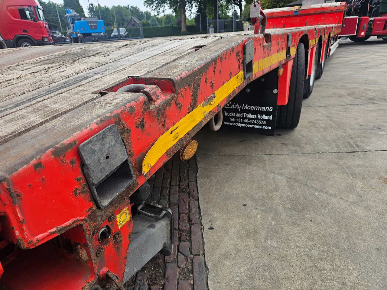 Dieplader oplegger Kässbohrer LB3E With Hydraulic Flip Ramps