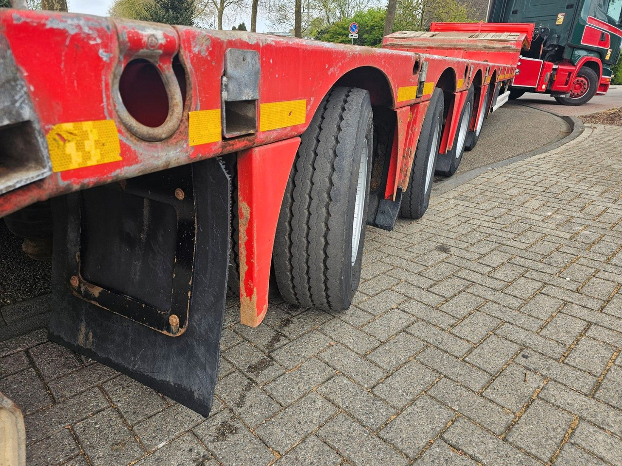 Dieplader oplegger Kässbohrer LB4E Semie Tieflader Mit Rampen