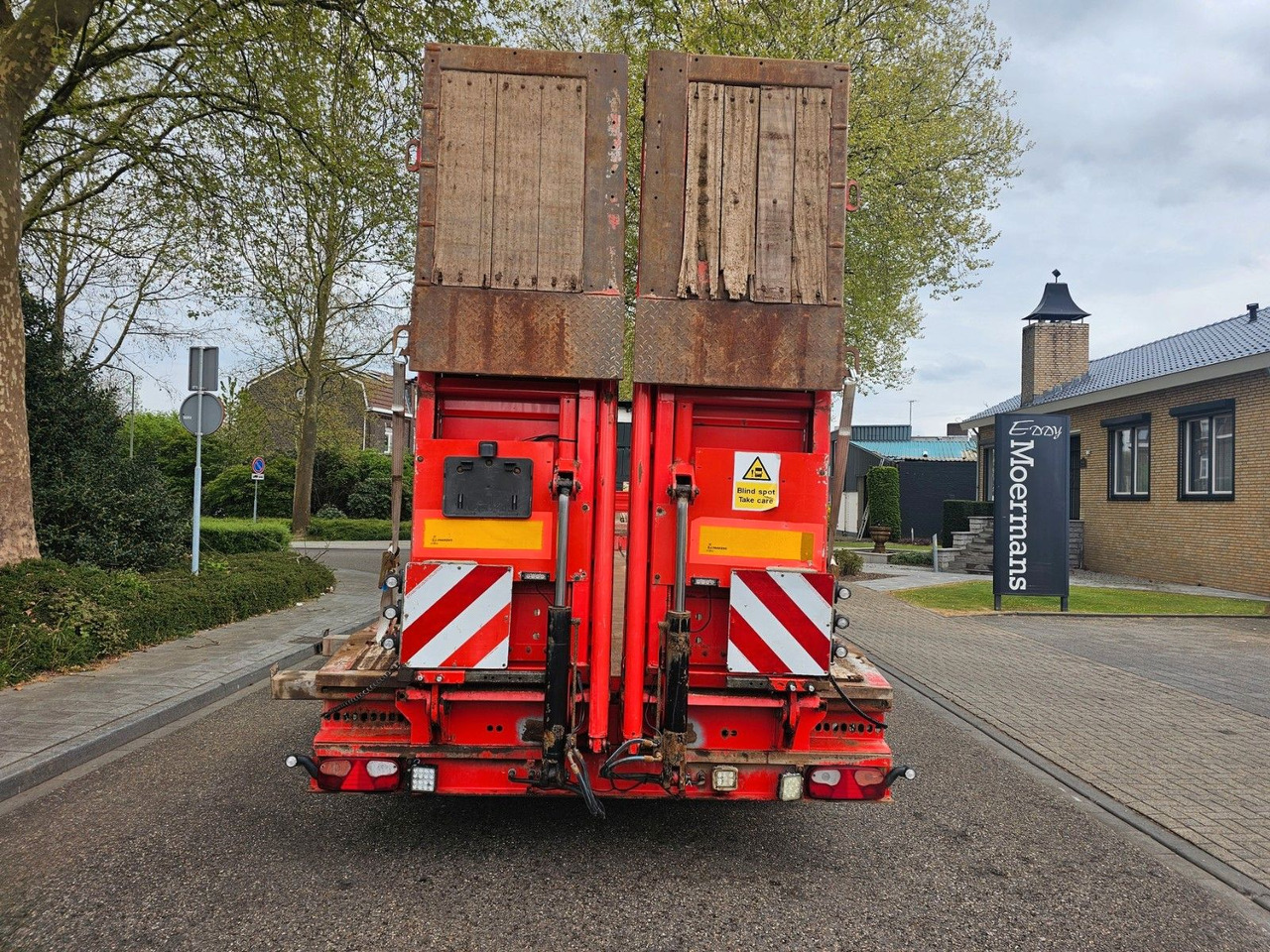Dieplader oplegger Kässbohrer LB4E Semie Tieflader Mit Rampen