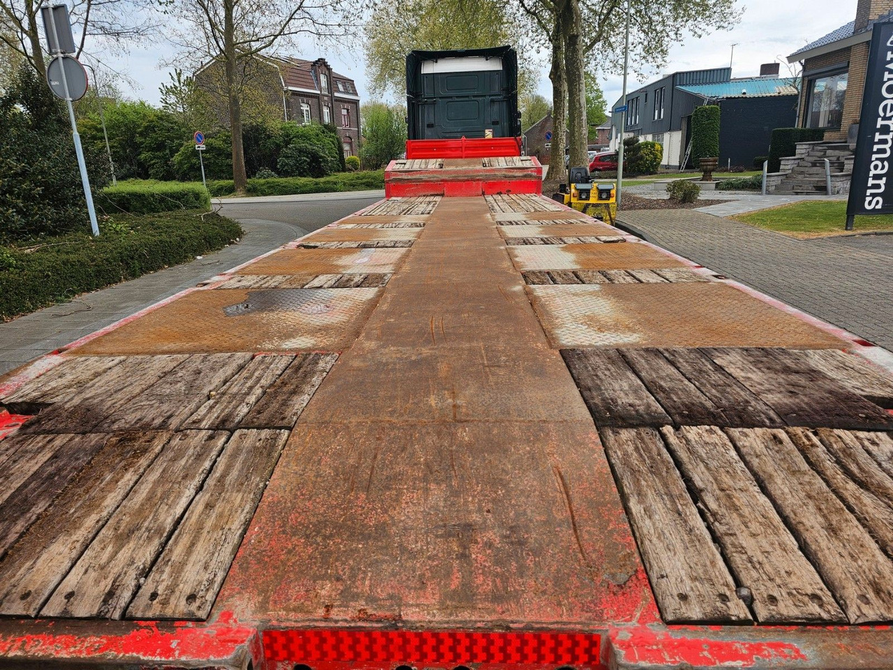 Dieplader oplegger Kässbohrer LB4E Semie Tieflader Mit Rampen