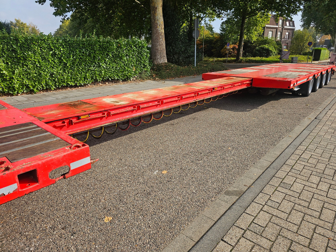 Dieplader oplegger Kel-berg E50 S4 Telescopic
