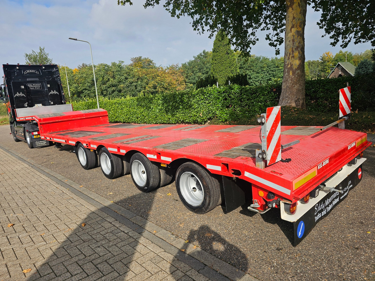 Dieplader oplegger Kel-berg E50 S4 Telescopic