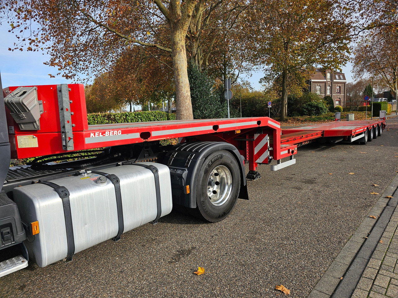 Dieplader oplegger Kel-berg E50 S4 Telescopic