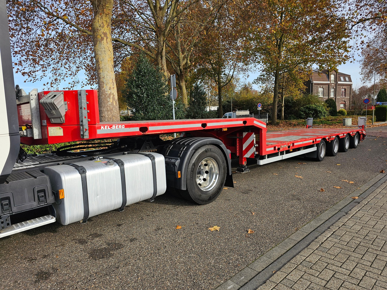 Dieplader oplegger Kel-berg E50 S4 Telescopic