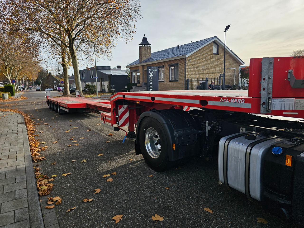 Dieplader oplegger Kel-berg E50 S4 Telescopic